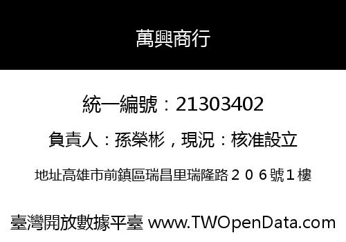 萬興商行