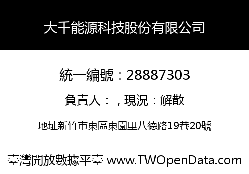 大千能源科技股份有限公司