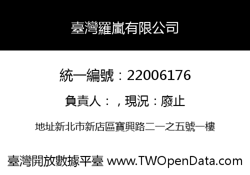 臺灣羅嵐有限公司