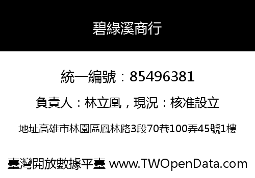 碧綠溪商行