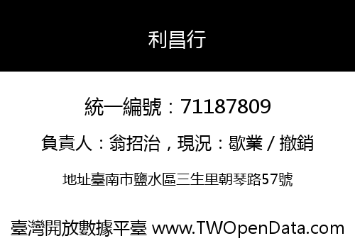 利昌行