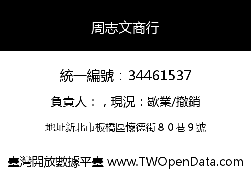 周志文商行