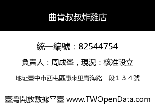 曲肯叔叔炸雞店