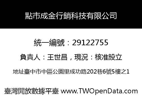 點市成金行銷科技有限公司
