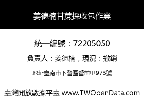 姜德楠甘蔗採收包作業