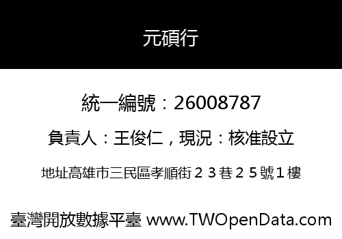 元碩行
