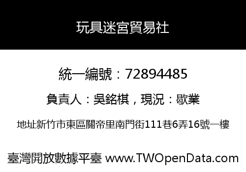 玩具迷宮貿易社