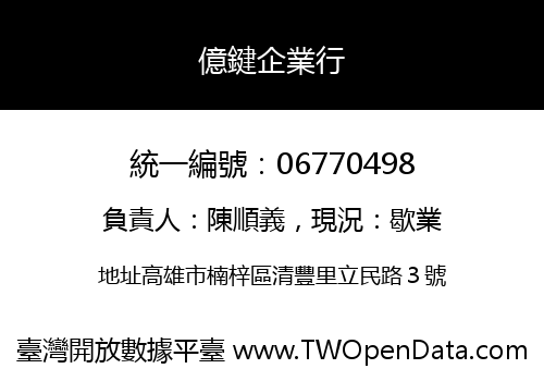 億鍵企業行