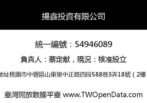 揚鑫投資有限公司