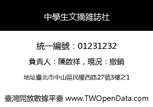 中學生文摘雜誌社