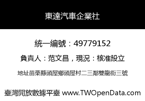 東達汽車企業社