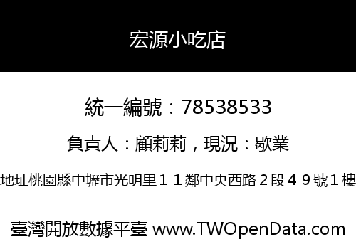 宏源小吃店