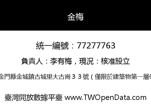 金梅