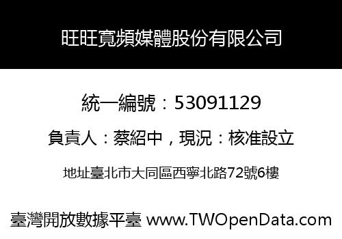 旺旺寬頻媒體股份有限公司