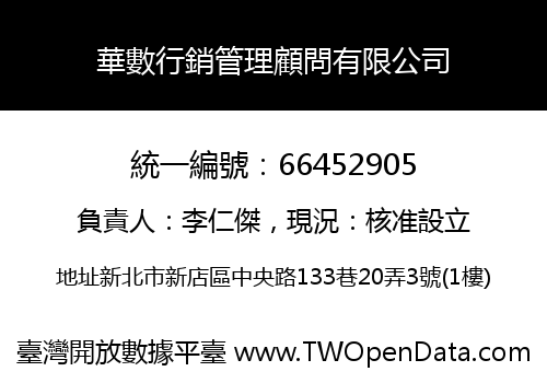 華數行銷管理顧問有限公司