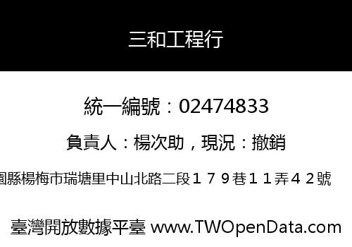 三和工程行