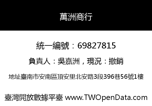 萬洲商行