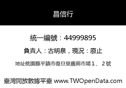 昌信行