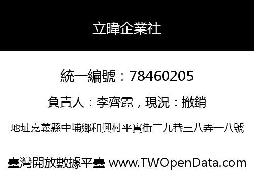 立暐企業社