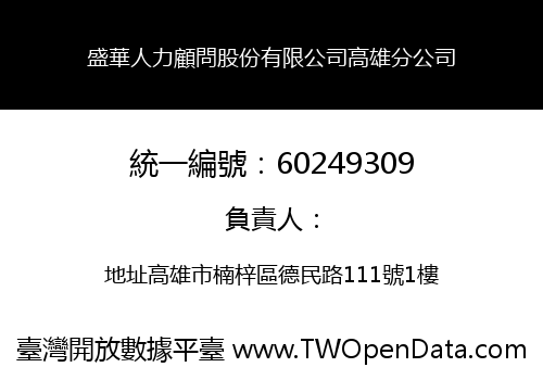 盛華人力顧問股份有限公司高雄分公司