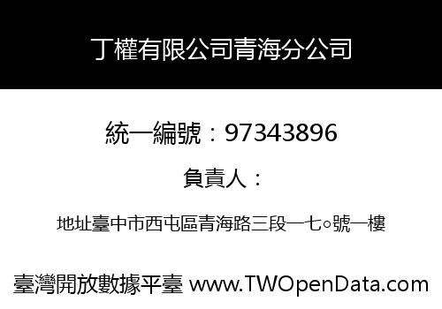 丁權有限公司青海分公司