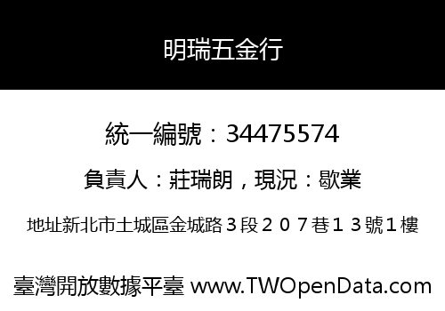 明瑞五金行