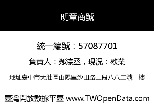 明章商號