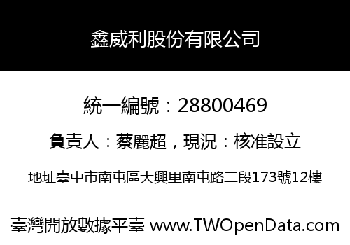 鑫威利股份有限公司