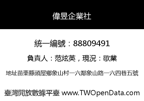 偉昱企業社