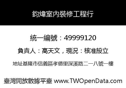 鈞煒室內裝修工程行