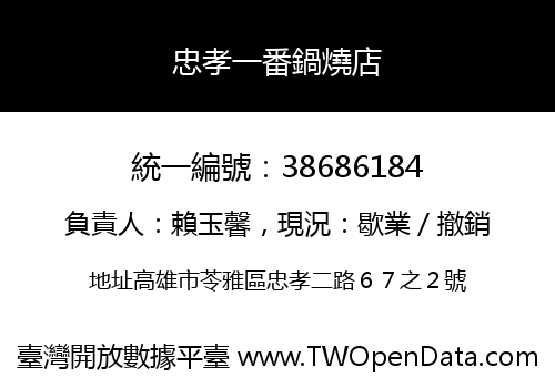 忠孝一番鍋燒店