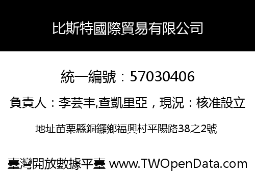 比斯特國際貿易有限公司