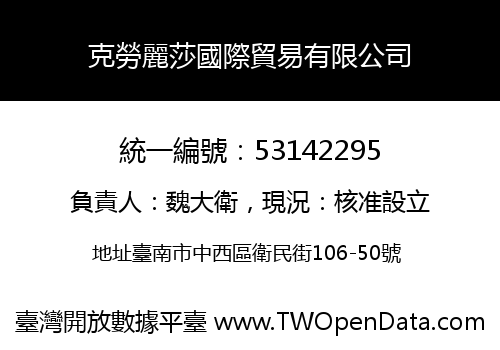 克勞麗莎國際貿易有限公司