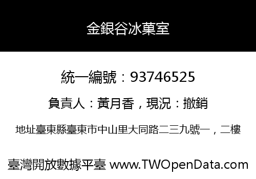 金銀谷冰菓室