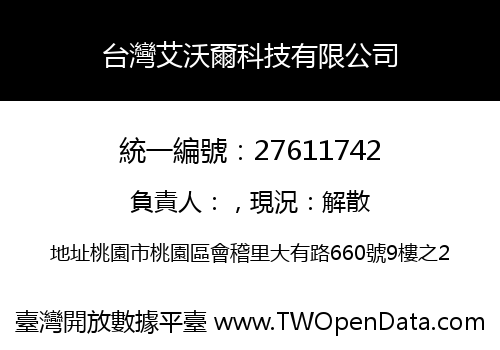 台灣艾沃爾科技有限公司