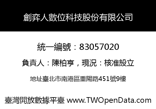 創弈人數位科技股份有限公司