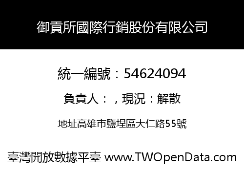 御貢所國際行銷股份有限公司