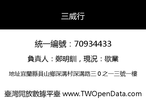 三威行