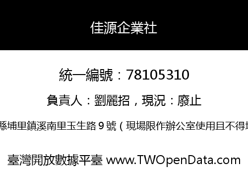 佳源企業社