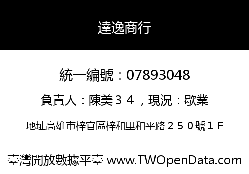 達逸商行