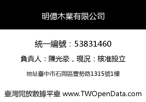 明億木業有限公司