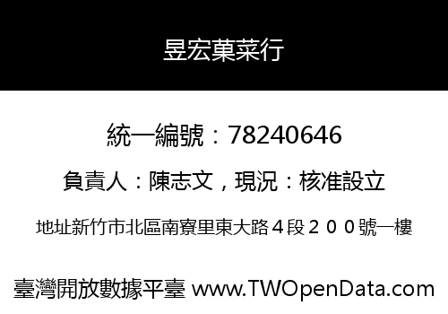 昱宏菓菜行