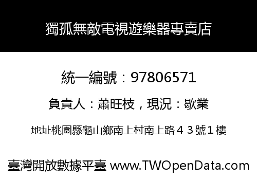 獨孤無敵電視遊樂器專賣店