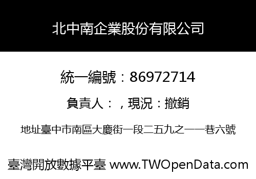 北中南企業股份有限公司