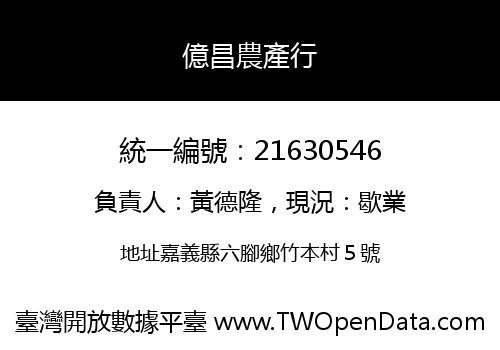 億昌農產行