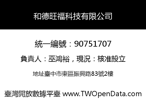 和德旺福科技有限公司
