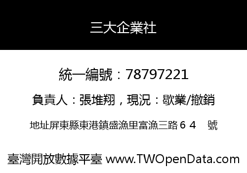 三大企業社