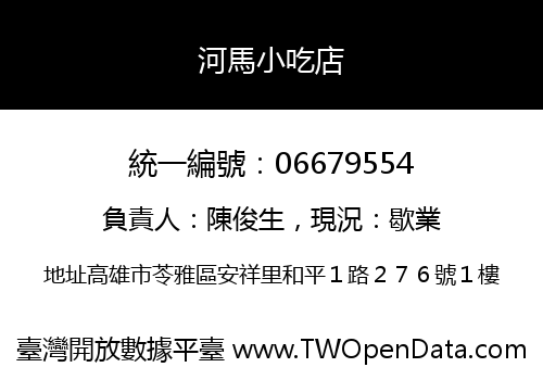 河馬小吃店