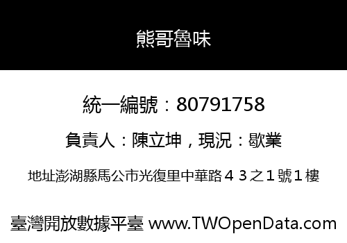 熊哥魯味