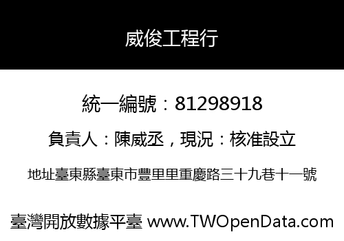 威俊工程行